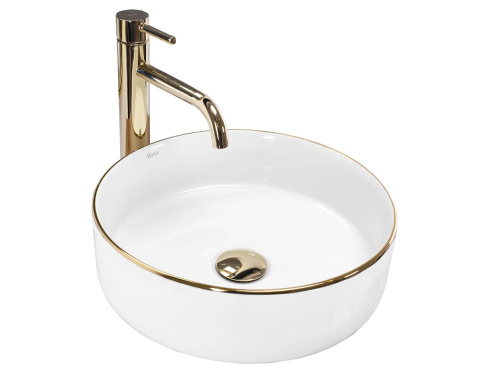 Умывальник Rea Sami Gold Edge U6758