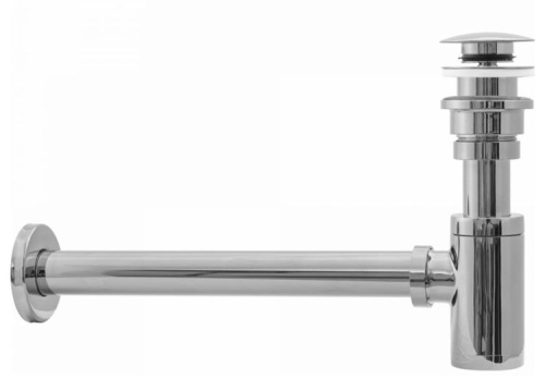 Сифон с донным клапаном универсальным Rea Chrome A5693