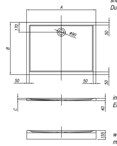 Душевой поддон Kolpa-san Flamenco 70x70 572680