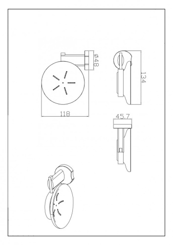 Мыльница CeramaLux Loft 53905