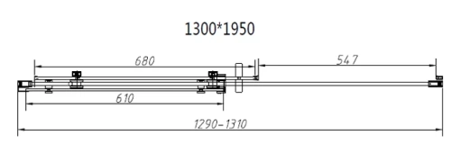 Душевая дверь Vincea Como-N VDS-4CN130CL