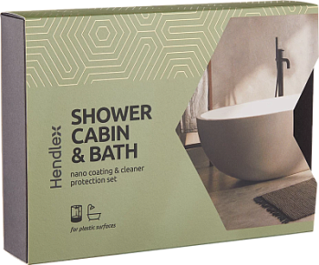 Набор по защите пластиковой душевой кабины и акриловой ванны Hendlex Shower cabin and bath HOME SET
