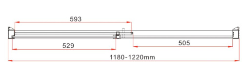 Душевая дверь Vincea Lugano VDS-1L120CL-1