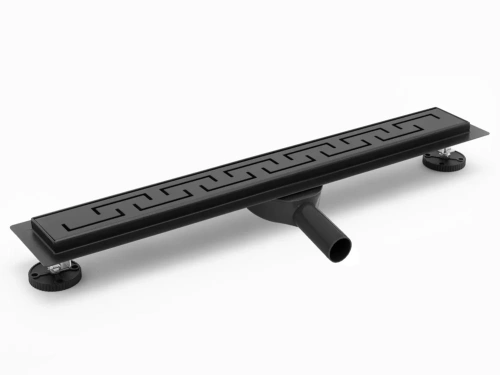 Трап для душа Rea Greek Pro black matt 80 G8025