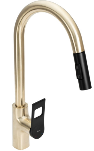 Смеситель для мойки Rea Soul Gold matt Black B6205
