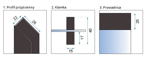 Душевая дверь Rea Solar Black 150 K6360