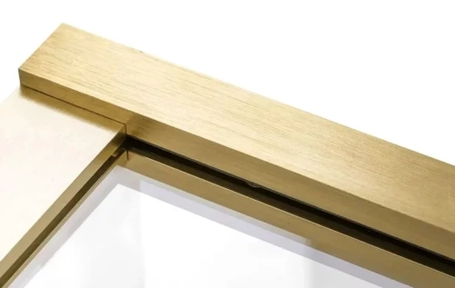 Шторка на ванную Rea Elegant gold matt 80 W6601