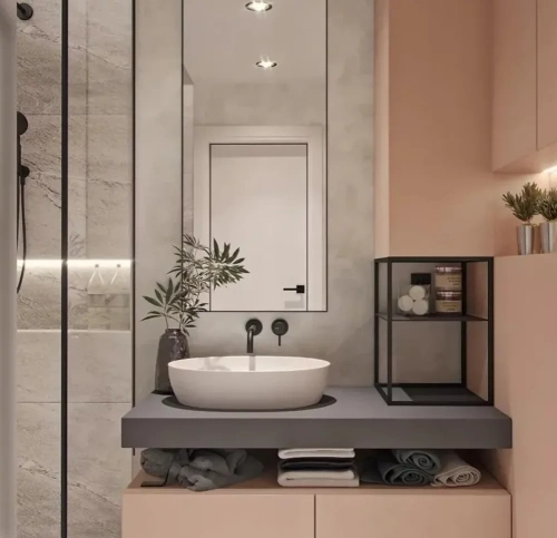 Смеситель для умывальника Rea Lungo long black matt B0371