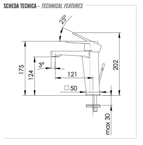 Смеситель для раковины Remer Dream D10