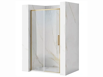 Душевая дверь Rea Rapid Slide gold matt 110 K4708