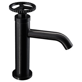 Смеситель для раковины Remer Chrono CH12CFP, черный брашированный хром