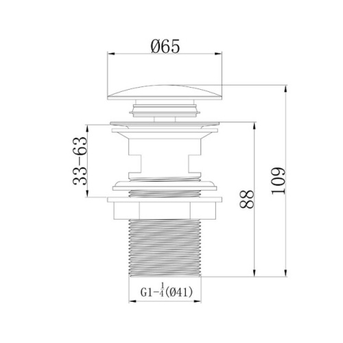 Смеситель для биде Caprigo Adria-uno 02-533-VOT
