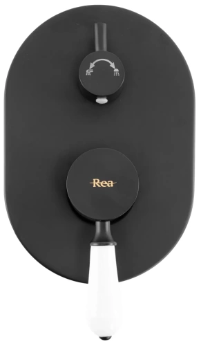 Душевая система Rea Serra black matt B1143