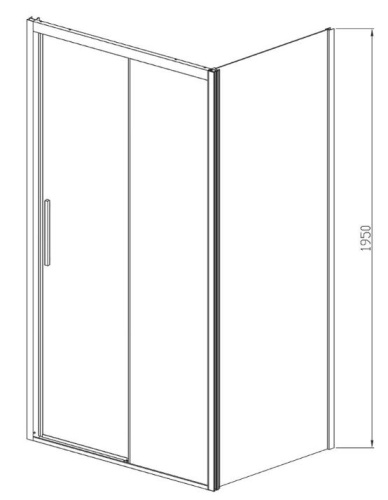 Душевой уголок Vincea Soft VSR-3SO9011CLGM