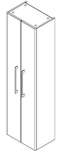 Пенал подвесной Caprigo Accord 45 2251-SF022