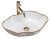 Умывальник Rea Pearl Gold Edge U0696 Умывальник Rea Pearl Gold Edge U0696