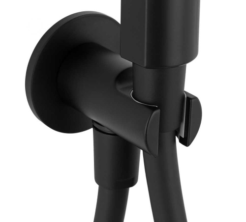 Душевая система Remer Energy EY09S02MD25NOVB, черный матовый