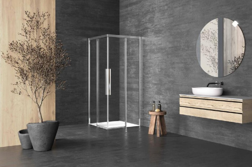 Душевая дверь Kolpa-San Libra Q 90 silver brill transparent 516820