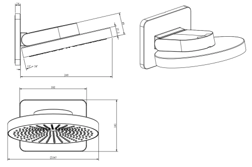 Душевая система Vincea Inspire VSFW-4I211RMB