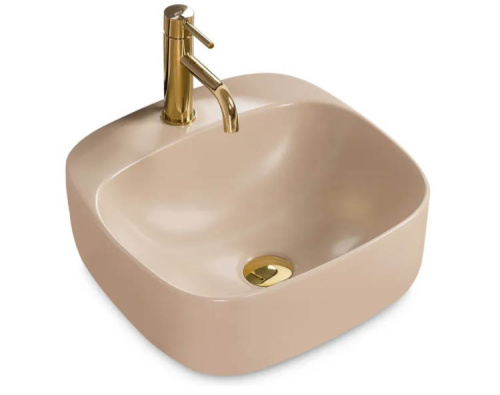 Умывальник Rea Luiza 42 Beige matt U9607