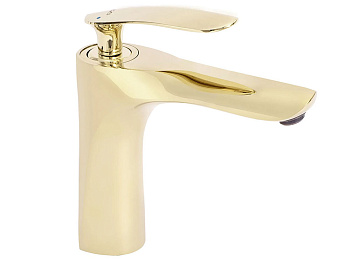 Смеситель для умывальника Rea Orbit Gold B2050