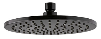 Верхний душ с шарнирным соединением 30 см Remer 359MM30CFPX, черный брашированный хром