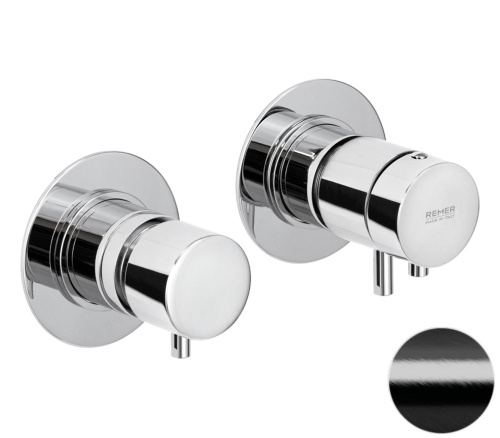 Смеситель для душа Remer X Style XT96CFP, черный брашированный хром