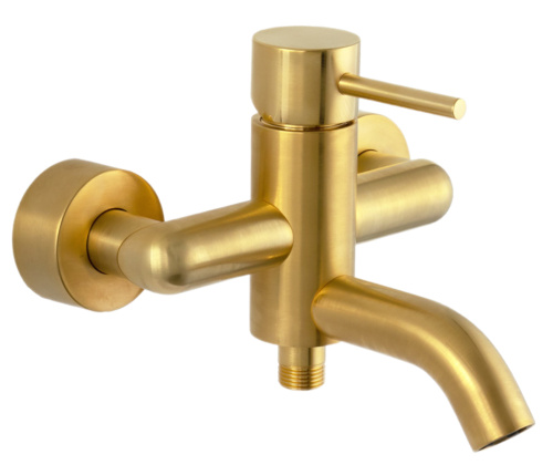 Смеситель для ванны Remer X Style X05BG, золото брашированное