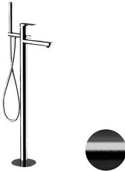 Смеситель для ванны Remer Infinity I08CFP, черный брашированный хром