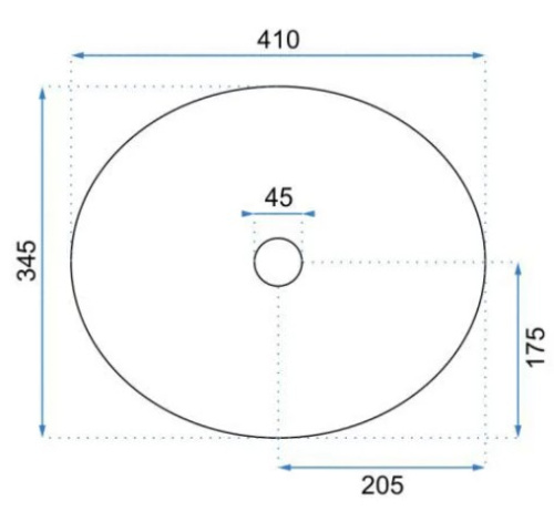 Умывальник Rea Sofia Brush Gold U3697
