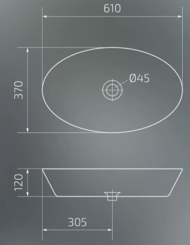 Умывальник Gid N9397
