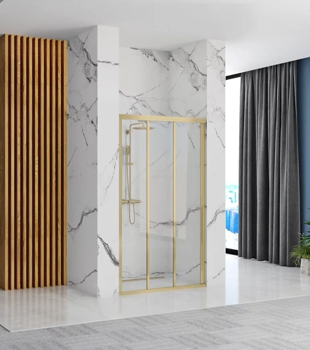Душевая дверь Rea Alex 120 gold matt K2501