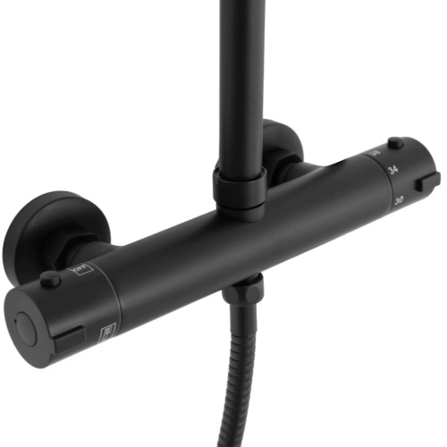 Душевая система Rea Bliss Black P8804