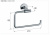 Полотенцедержатель Remer Guest GS44CR Полотенцедержатель Remer Guest GS44CR