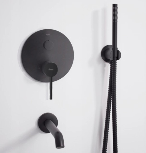 Душевая система Rea Lungo Black P4112