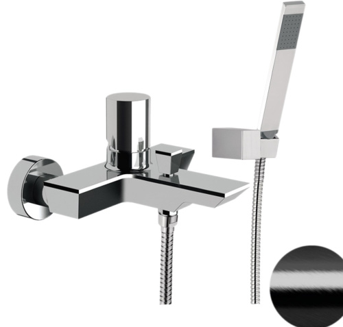 Смеситель для ванны Remer Edge EG502CFP, черный брашированный хром