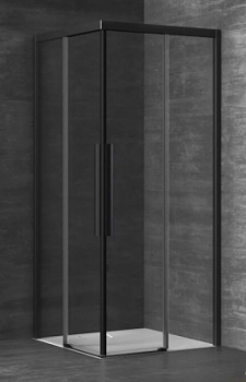 Душевая дверь Kolpa-San Libra Q 90 black transparent 516850