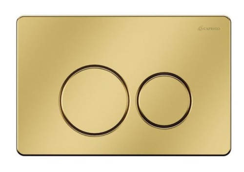 Кнопка для инсталляции Caprigo DEW Steel матовое золото DS001-oro