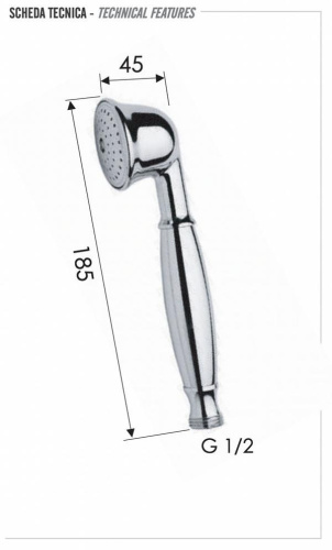 Ручной душ Remer 323CRX
